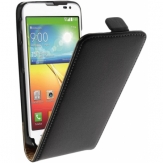 Кожен калъф Flip за Apple iPhone 6 Черен